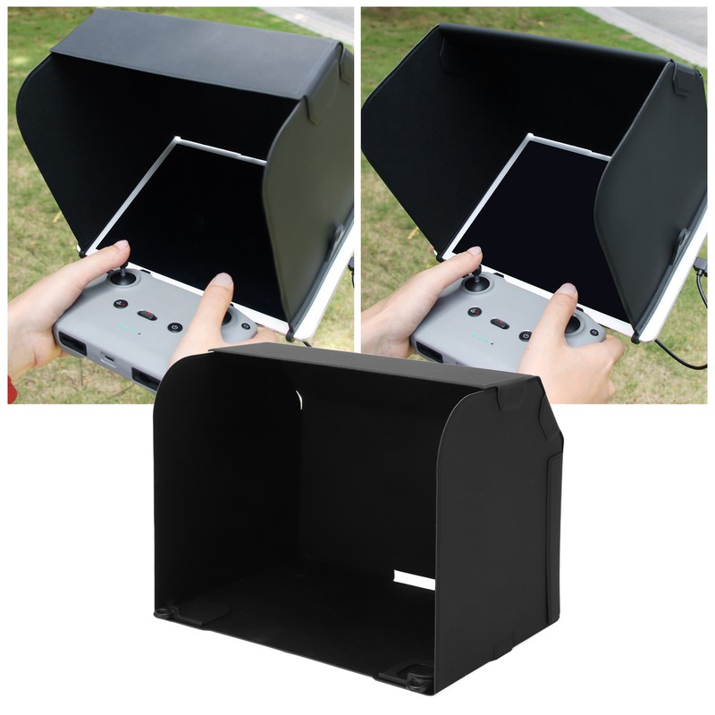 ZG72 Tablet Hood Sun Shade 11 Inch Leather Magnetic Folding