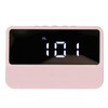 LED Mirror Alarm Clock 2 Levels Brightness Digital Alarm Clock
