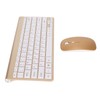 Smart Wireless Keyboard Mouse Kit Silent LED Indicator Waterproof Power