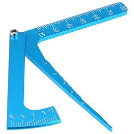 CENPEK 3 in 1 RC Car Height Gauge Adjustable Measurement Wheel Height Rim Camber Gauge Angle Ruler Tool for RC Car