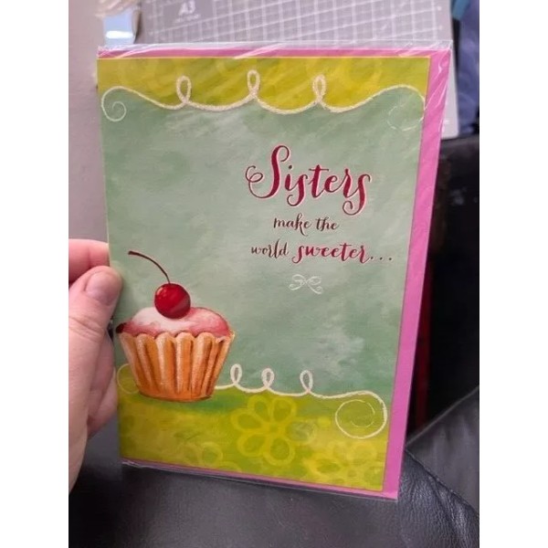Special Thoughts Sister Birthday Card With Envelope New!!!