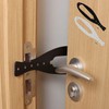 Pet-Friendly Door Slam Stopper & Finger Pinch Guard (2-Pack) Safety Black (2-Pack)