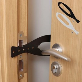 Pet-Friendly Door Slam Stopper & Finger Pinch Guard (2-Pack) Safety Black (2-Pack)