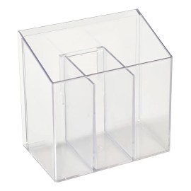 Caja Organizadora De Brochas Y Labiales Transparente