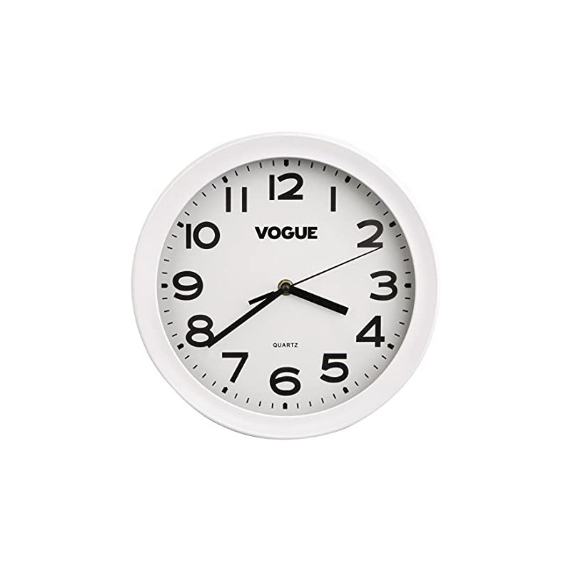 Vogue K978 Kitchen Clock Analogue Home Wall Quartz Movement