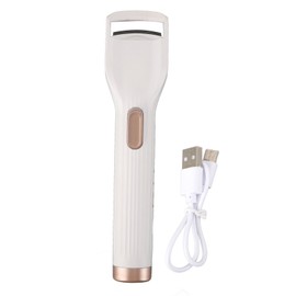 Heated Eyelash Curler Fast Heating Easy Control 2 Temperature Setting USB Charging Heated Lash Curler for Home Salon
