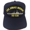 EC USS Jonas Ingram DD-938 Ship HAT - Navy Blue