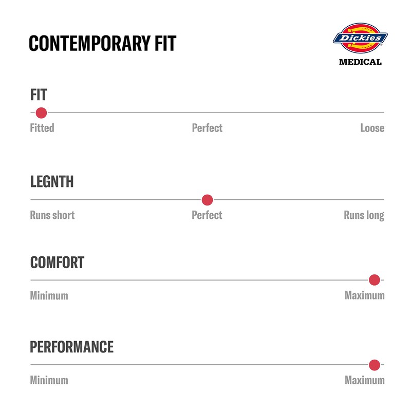 Dickies DK365 - chamarra quirúrgica para mujer, con cierre frontal,