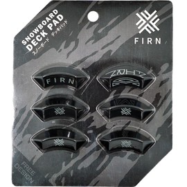 FIRN DP641606 DECK PAD Snowboard Deck Pad, Stomp Pad, Anti-Slip, Dam Shape, Set of 6