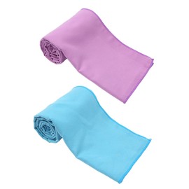 Kisangel Microfiber Quick Dry Sports Towel 2 Pack Fitness Towel for Men Women Boys and Girls Random Color