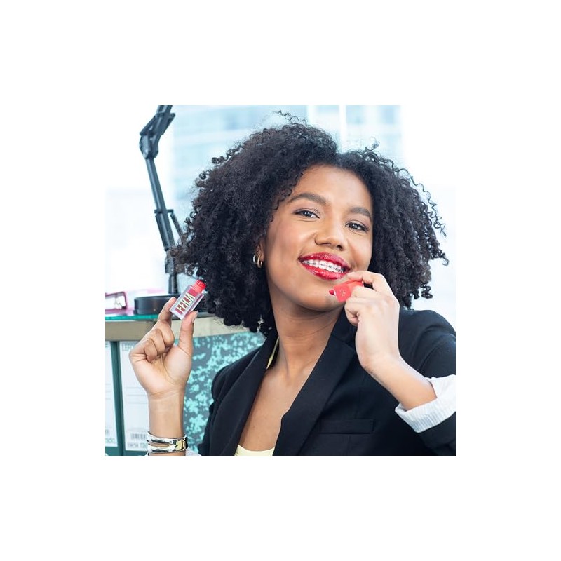 Ferja Lip Gloss RAW Tono Rojo Brillo para Labios Hidrante