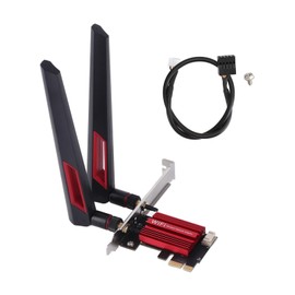 PCIE WiFi Card WiFi Network Card Powerful Coverage 7260AC Pro 1200Mbps Plug and Play 2.4G 5G for Desktop PC