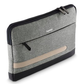 Hama Tablet Case 11 Inch (for 11 Inch Tablet, Protective Case, Zip, Additional Pocket) Grey