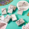 Spritewelry 10 Pcs Jewelry Gift Boxes 8.4x5.4x2.5cm Gray Necklace Ring