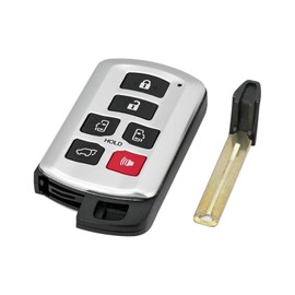 Remote Smart Remote Key Fob Replacement Compatible with Toyota Sienna 2011 2012 2013 2014 2015 2016 2017 2018 2019 2020 Keyless Entry Remote Control 6 Buttons 314.3MHZ ID74 HYQ14ADR 89904-08010
