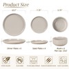LIANYU Ceramic Dinnerware Sets for 6, 18 Piece Dish Dinner