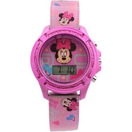 Minnie Mouse Kids LCD Flashing Digital Watch