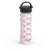 LIFEFACTORY 16oz Bottle Classic Cap Helix Sleeve Pink