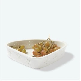Daily Starters "Daily Starters" Ceramic Corner Colander for Decorative Serving - A0107