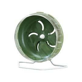 Wumuzai Hamster Wheel Silent, 8.3 Inch Large Gerbil Hedgehog Wheel, Adjustable Stand Quiet Spinner Syrian Hamster Running Wheels for Chinchilla Dwarf Pet Small Animals Cage Exercise, Green