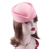 Lawliet Wool Stewardess Air Hostesses Pillbox Hat Millinery Teardrop Fascinator