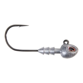 Berkley Fusion19 Hybrid Jighead, Unpainted, Size 1/0 Hook, 1/8 oz, Sticky Sharp Hook Point, Conical Bait-Keeper, High-Def Details and Realistic 3D Eye
