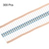 sourcing map 300Pcs 330 Ohm Resistor, 1/4W 1% Tolerance Metal