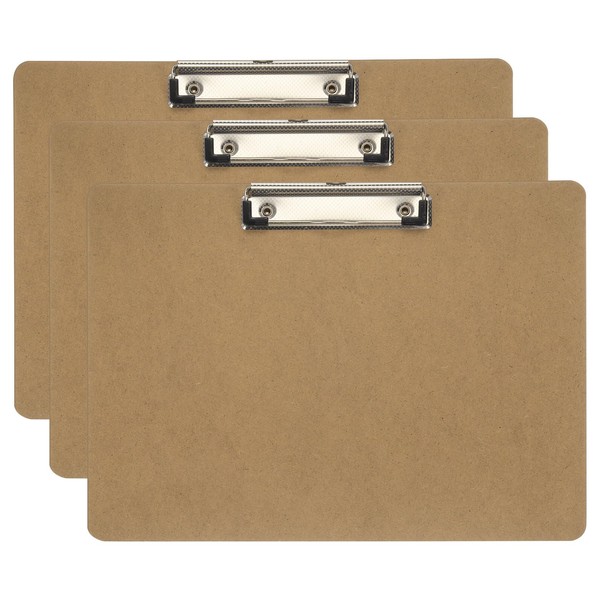 PATIKIL 8.9 x 12.4" Horizontal Clipboard, 3 Pcs Extra Large