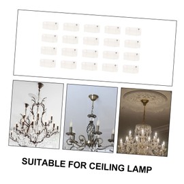Operitacx 25pcs Ceiling Light Fixing Buckles Durable Rotating Shade Accessories for Easy Installation Compatible with Various Ceiling Designs
