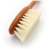 Baby Hair Brush Pear Wood Oiled 150mm Pure Soft Goat