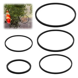 Fish Feeding Ring, 5 Sizes of Reusable Aquarium Feeding Ring Black Washable Aquarium Floating Plant Corral for Keeping Floating Plants in Place