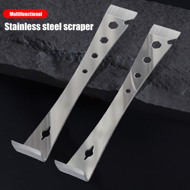 Stainless Steel Pry Bar Multifunctional Pry Bar Scraper for Automotive