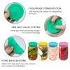 Sophico Silicone Fermenting Lids, Waterless Airlock Fermentation Tops Mason Jar
