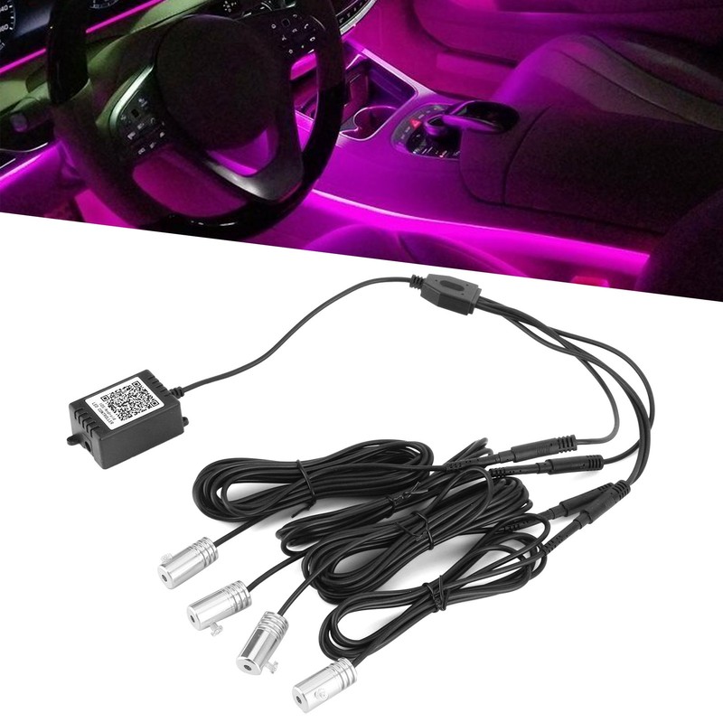 12V Car Ambient Lamp LED Interior Decoration Lights IP65 Waterproof