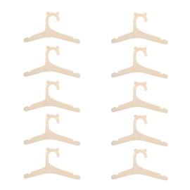 Pack of 10 Baby Clothes Hangers, Non-Slip Baby Clothes Hangers, Wooden Baby Children's Clothes Hangers for Baby and Children Dolls