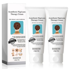 2 Pcs Acanthosis Nigricans Crema,Mejora la Pigmentación, Unifica el Tono de la Piel e Hidrata. Úsalo en Axilas, Brazos y Rodillas para Obtener...     