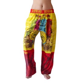 SGT Peppers Graphic Print Lounge Pants - Fab Four Loungewear for Men and Women (Large)