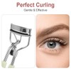 Pack of 50 Eyelash Curler Rubber Pads with Transparent Storage