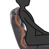 Yaheetech Adjustable 14-Position Gaming Sofa Chair Armless Floor Gaming Ergonomic