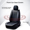 Huidasource Front Car Seat Covers, Leather Car Seat Cushion, Automotive