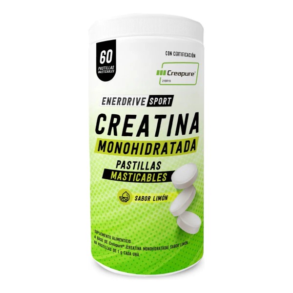 Pastillas Masticables De Creatina Creapure® Sabor Limón