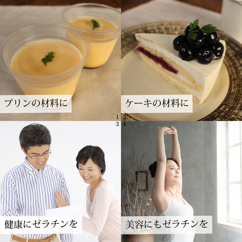 自然健康社 ゼラチン顆粒 220g 粉末 パウダー 無添加 業務用