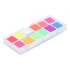 Neon Watercolor Paint Set 12 Colors Fluorescent Solid Art Supplies