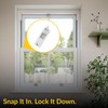 Brixwell 83-620WA White Better-Bilt 83 Series Vinyl Window Slide/Tilt Latch