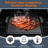Criditpid Universal Large Cast Iron Cooking Griddle with Extra High