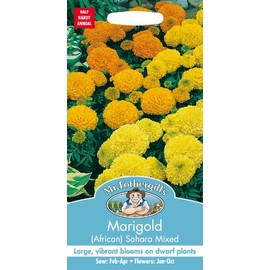 Mr. Fothergill's Marigold African Sahara Mixed Flower Seeds