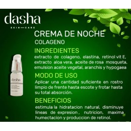 Crema De Noche  Colageno  Vitamina E  Acido Hialuronico                                                                                               