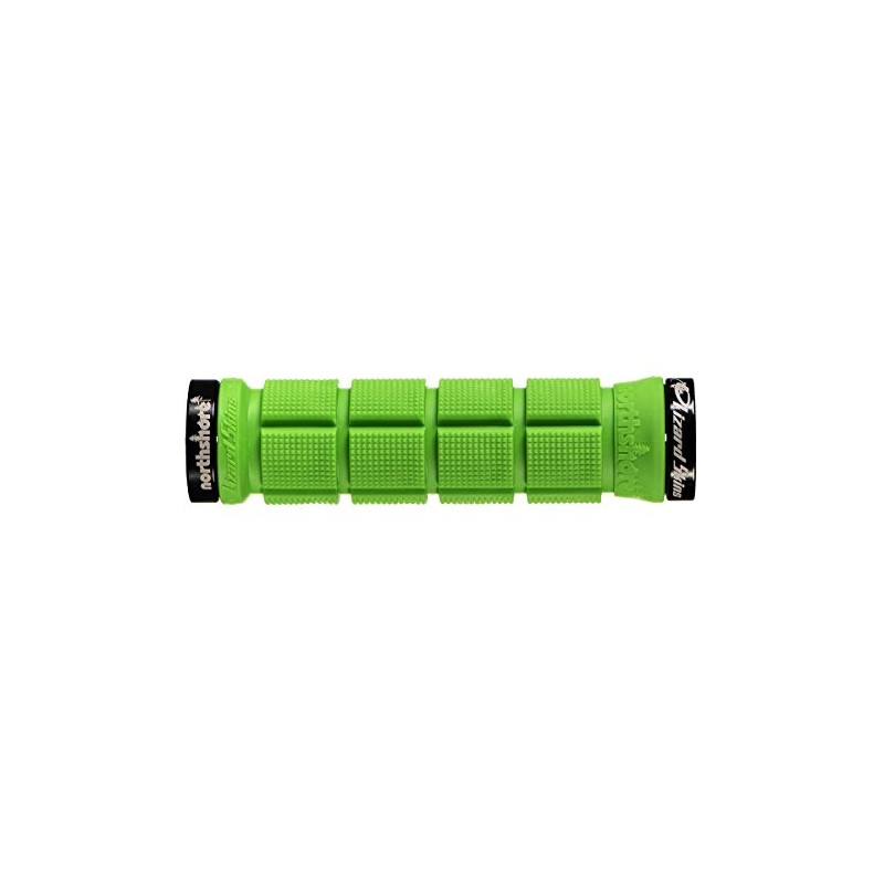 Lizard Skins Northshore Unisex Lock-on Handlebars, Lime Green, One Size