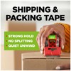 Scotch Sure Start Packing Tape, Clear, Holiday Wrapping Tape with