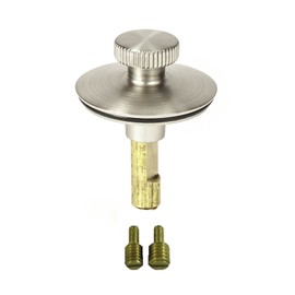 Lift n Turn, (Twist Close) Bath Tub/Bathtub Drain Stopper Includes 3/8" and 5/16" Fittings